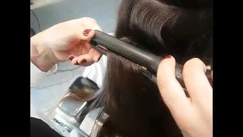 Zig zag waves with mini ghd styler