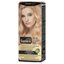 HAIR Happiness Стойкая крем-краска для волос тон № 10.42 Очень светлый персиковый блондин