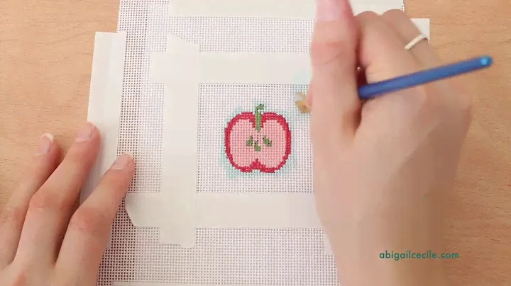 How To Paint a Needlepoint Canvas