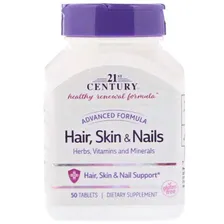 Витамины 21st Century Hair, Skin & Nails Advanced Formula таблетки 50 шт.