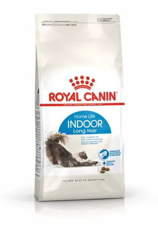 Сухой корм Royal Canin INDOOR LONG HAIR (ИНДОР ЛОНГ ХЭЙР) для домашних длинношерстных кошек, 2кг-0