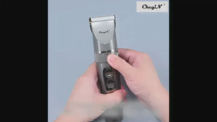 How To Use CkeyiN USB Rechargeable Hair Clippers for Men,IPX7 Waterproof Hair Trimmer RC454