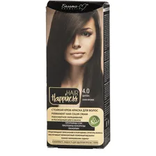 HAIR Happiness Стойкая крем-краска для волос тон № 4.0 Шатен