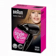 Фен Braun HD130 Satin Hair 1, 1200 Вт, черный