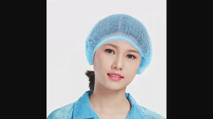 Disposable hat net hat non-woven food factory hairdressing hairdressing dust-proof hair head cover