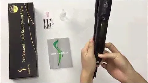 Professional Steam Hair Straightener Ceramic Vapor Hair Flat Iron