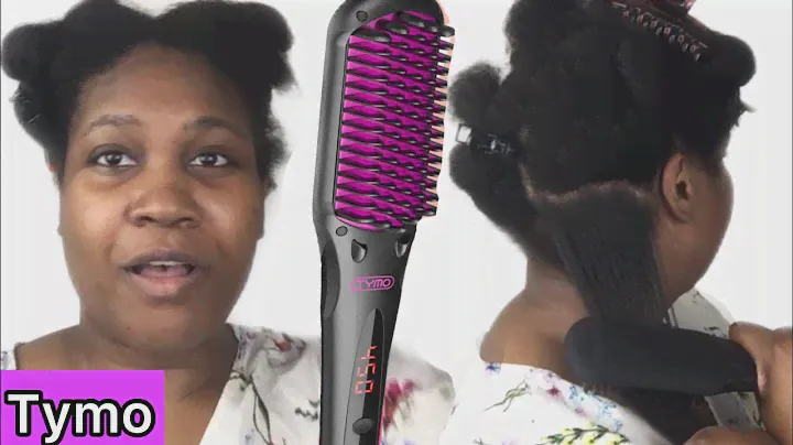 NEW TYMO IONIC HAIR STRAIGHTENING BRUSH | AMAZON FINDS | NATURAL HAIR | SHALEITRA’S HAIR VLOGS