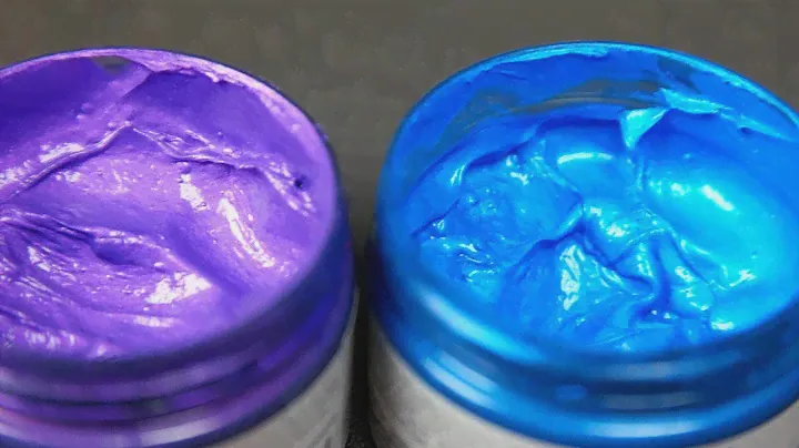 How to use the coloured hair wax you saw on facebook. Purple/Blue, this is all you need to know!