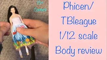 Phicen/ TBleague 1/12 scale girl body review! [video for adult collectors]