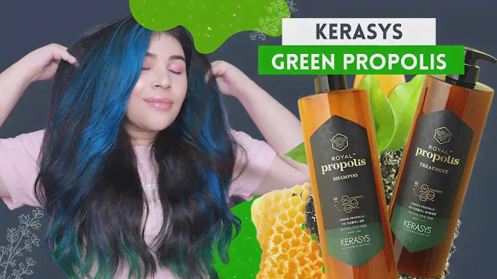 🍃KERASYS GREEN PROPOLIS: Nutrição profunda com efeito antifrizz [Para cabelos secos e ásperos]