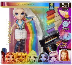 Rainbow Surprise High Hair Studio Doll – Create Rainbow Hair with Exclusive Doll, Extra -Long Washable Hair Color