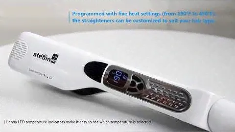 mkboo professional steam hair straightener flat irons
