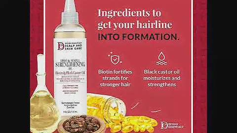 Introducing the NEW Design Essentials SCALP & SKIN CARE EDGE & TEMPLE STRENGTHENING OIL!