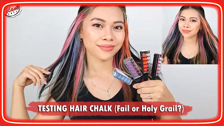 Testing Hair Coloring Chalk On Black & Blonde Hair | How To Color Hair with Chalk