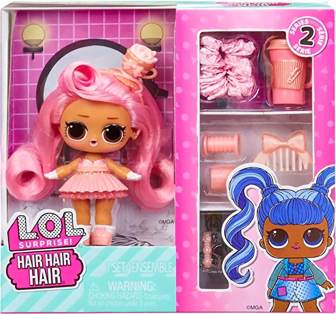 Игрушка - сюрприз "Кукла" Стильные прически 2 серия PDQ L.O.L. Surprise Hair Hair Hair Dolls Asst in PDQ 584445-0