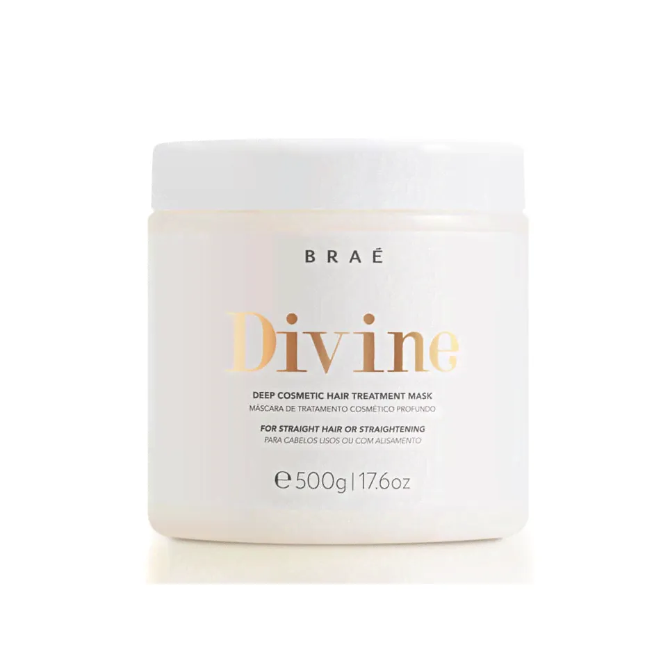 BRAÉ Divine Deep Cosmetic Hair Treatment Mask - Маска для глубокого восстановления сильно поврежденных волос, 500 гр.