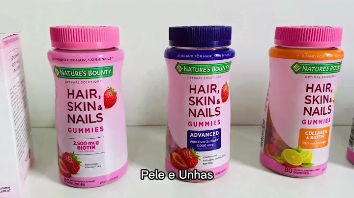 HAIR, SKIN & NAILS - NATURE`S BOUNTY IMPORTADA | Cabelo, Pele e Unhas