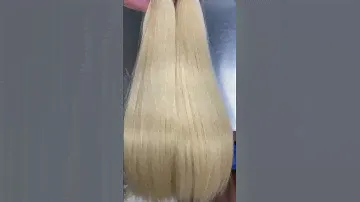 AiMei Hair Blonde Straight bundles 100% Raw Human Hair Weft