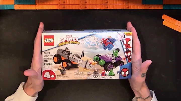 LEGO Marvel Spidey And His Amazing Friends Hulk Vs. Rhino Truck Showdown 10782 Build And Review!