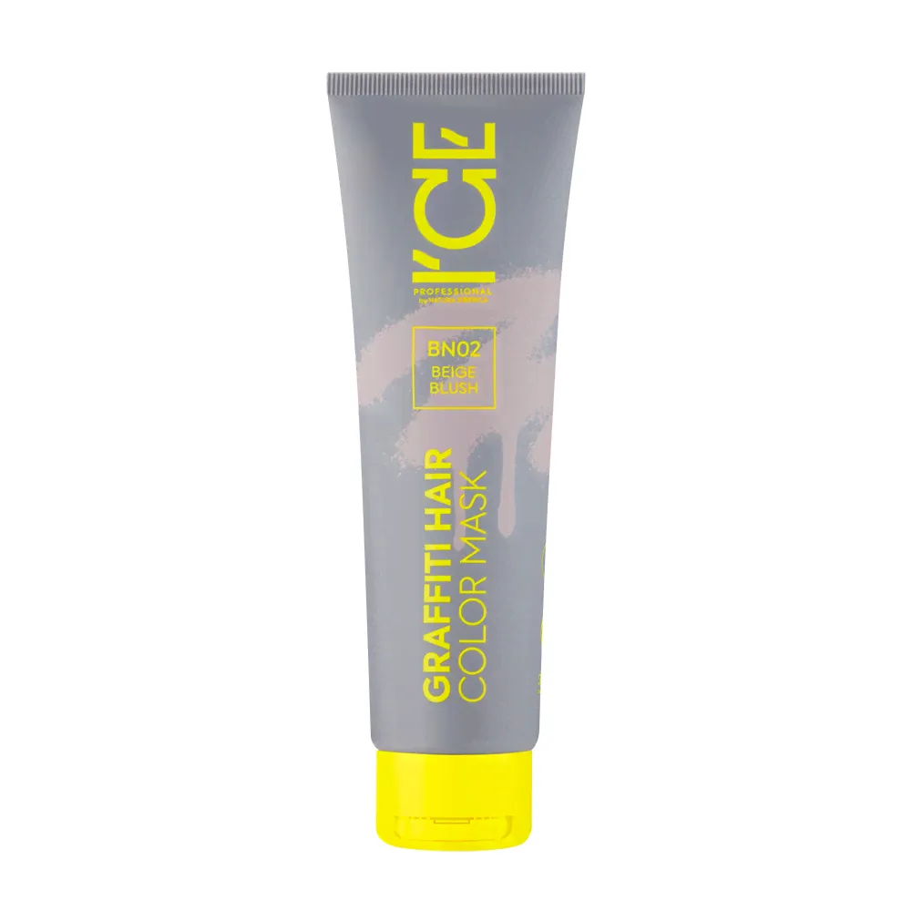 ICE PROFESSIONAL Маска тонирующая для волос, бежевый / Graffiti Hair Color Mask Beige Blush 140 мл