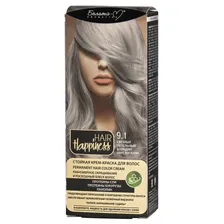 HAIR Happiness Стойкая крем-краска для волос тон № 9.1 Светлый пепельный блондин