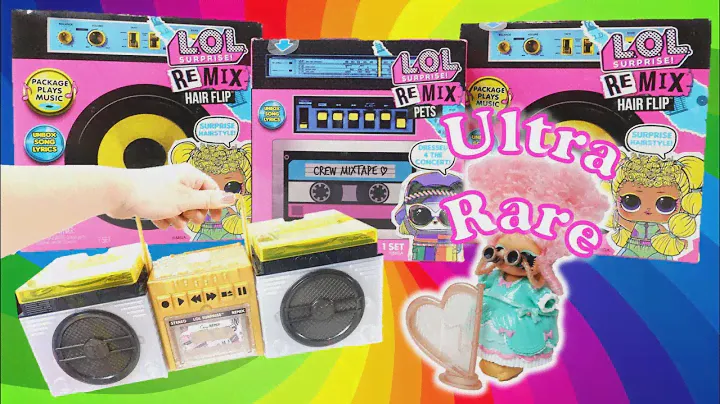 LOL Surprise Dolls ReMix Hair Flip and Pets Unboxing Review