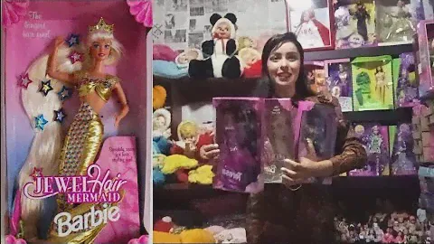 Jewel hair mermaid Barbie.