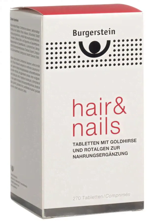 Burgerstein - Hair & Nails - Goldhirse und Rotalgen - 240 Tabletten-0