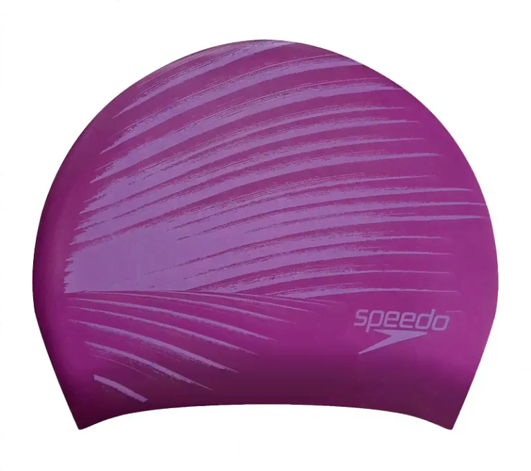 Шапочка для плавания (для длинных волос) Speedo Adult Long Hair Printed Cap-0