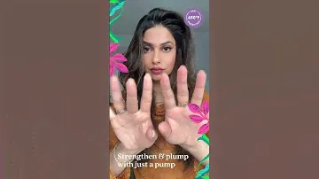 Strengthen and plump with just a pump 👀🍏✨  #haircare  #hairtutorial #hair