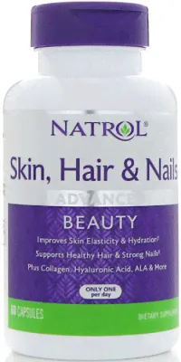 Skin Hair Nails Women's Natrol (Натрол), 60 капсул-0