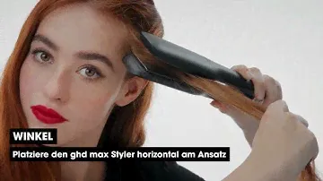 ghd max Styler Anwendung