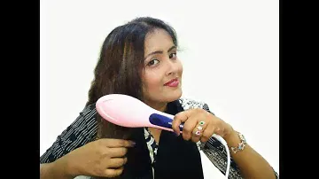 Hair Straightener Brush |Fast Hair Straightener HQT 906 Review |Fast Ceramic Hair Straightener brush