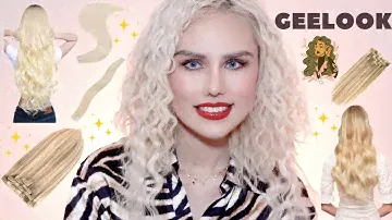 GEELOOK CLIP IN HAIR EXTENSIONS | 100% REMY HUMAN HAIR