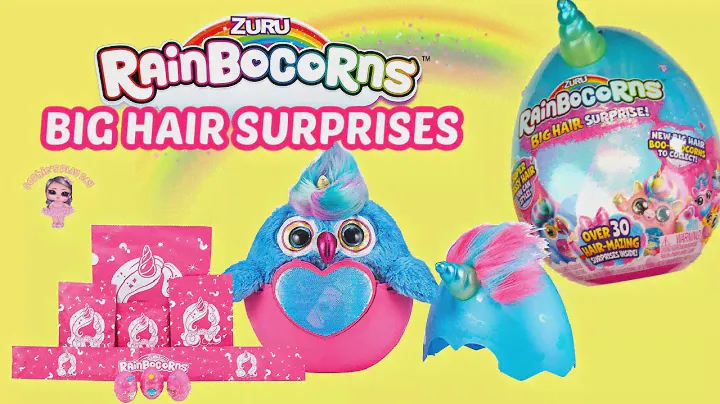 New Zuru Rainbocorns Big Hair Surprise Unboxing Over 25 Surprises