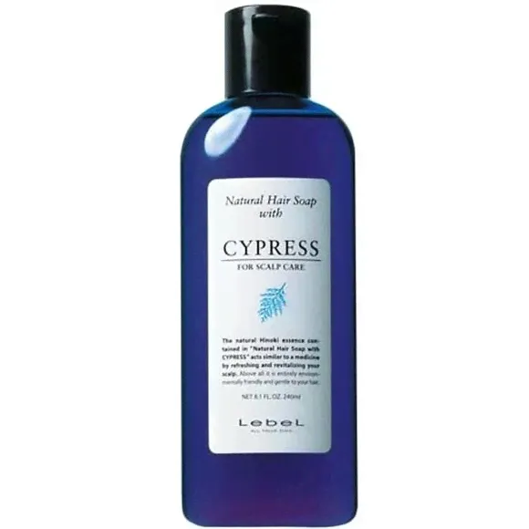 Шампунь с маслом японского кипариса Natural Hair Soap with Cypress LEBEL - 240 мл, Япония
