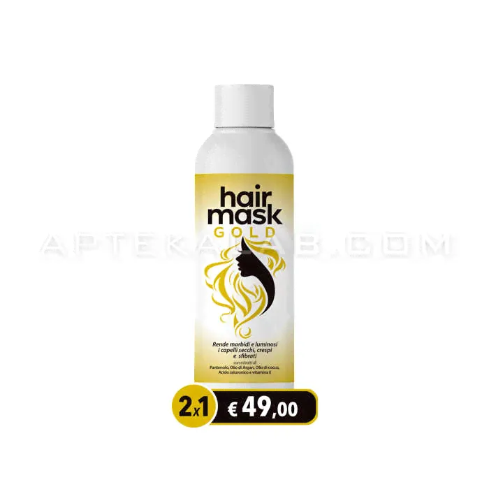 Hair gold mask