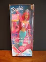 2002 Mermaid Fantasy Barbie Pink Hair And Accessories Mattel 56759 nib