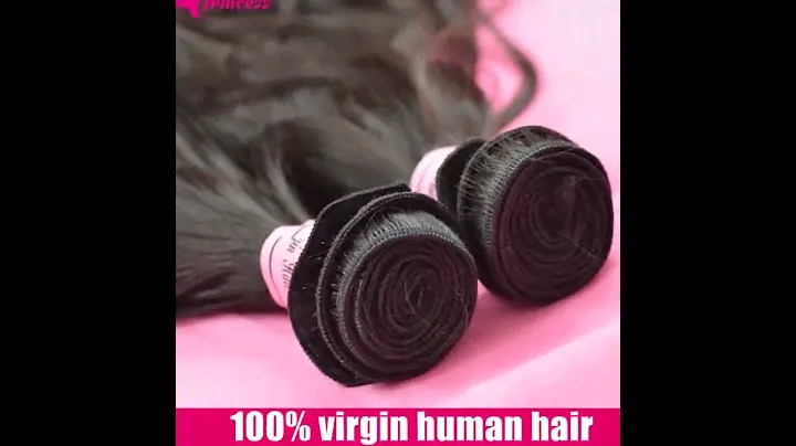 Natural Color Water Wave Unprocessed Virgin Human Princess Hair Bundles Weave