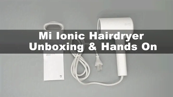 Xiaomi Mijia Ionic Hairdryer Unboxing