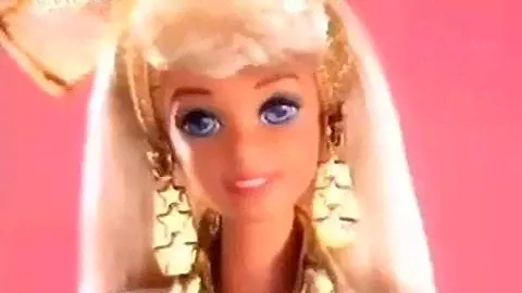 Реклама Barbie Hollywood Hair (1993 год)