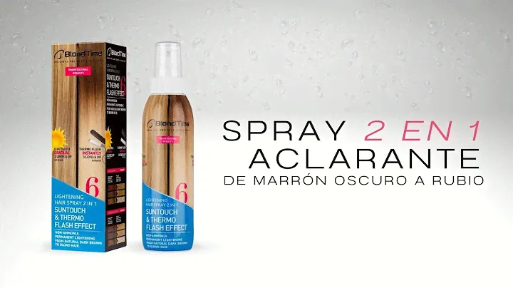 BLOND TIME SPRAY ACLARANTE PARA PELO 2 EN 1 SUNTOUCH THERMO FLASH EFFECT