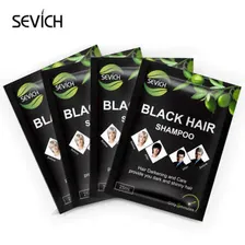 Шампунь Fast Black Hair Dye Shampoo Argan Oil Color
