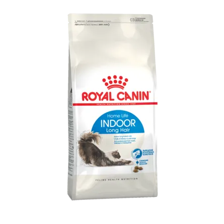Royal Canin Indoor Long Hair Сухой корм для взрослых домашних длинношерстных кошек, 2 кг-0