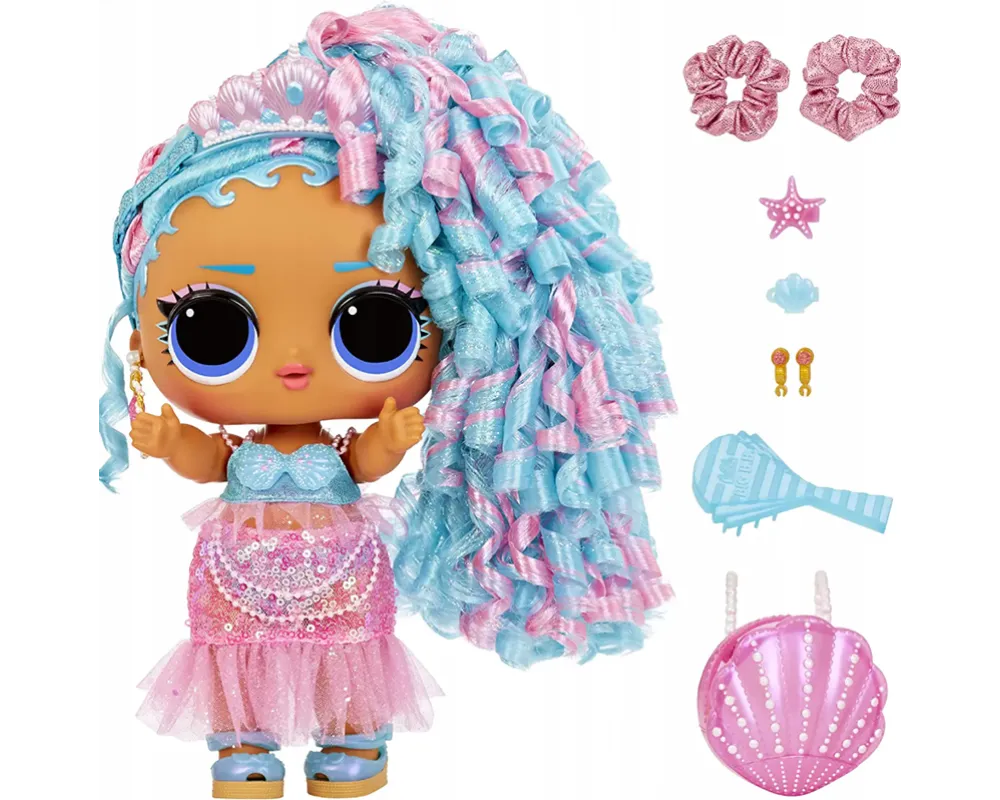 Кукла LOL Surprise! Big Baby Hair Hair Hair Splash Queen Королева Брызг-2