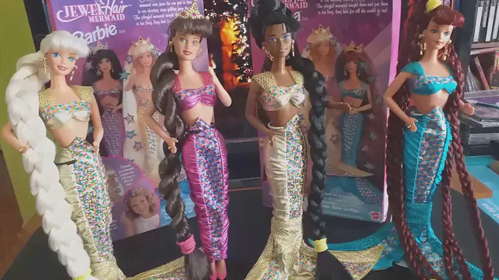 1995 "JEWEL HAIR MERMAID" Barbie dolls (2022 review) PART 1
