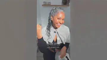 Lovies Scalp Care is SUPER Important… #scalpcare #healthyhair #whitehair #scalpmassage