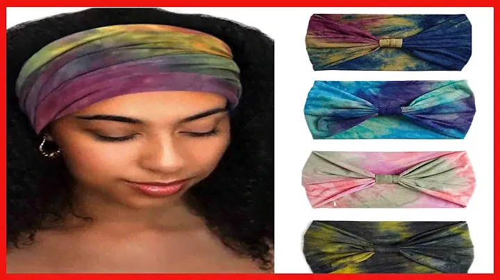 Great product -  Aceorna Wide Headbands Stretch Turban Knotted Hairbands Elastic Yoga Workout Sweatb