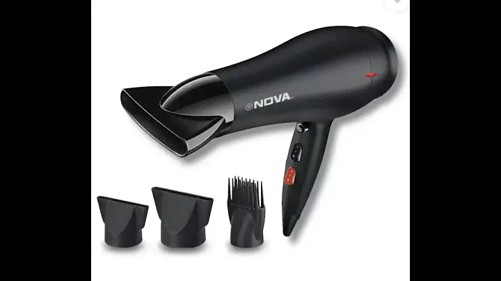 NOVA NHP 8215 Proffessional Hair Dryer  (1800 W, Black)