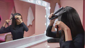 How To Style Hair With Mini Hair Straighteners | #ghdunplugged
